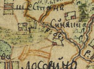 Старинные карты витебской губернии